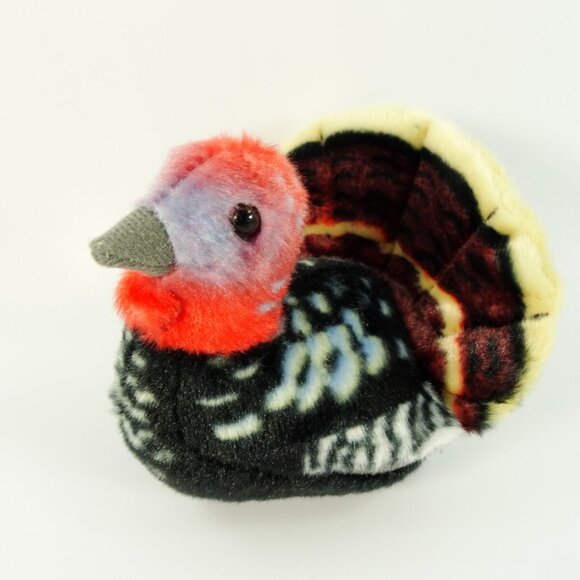 Wild Republic Birds Plush Lot Turkey Owl Bluebird Goldfinch Robin - Picture 13 of 16